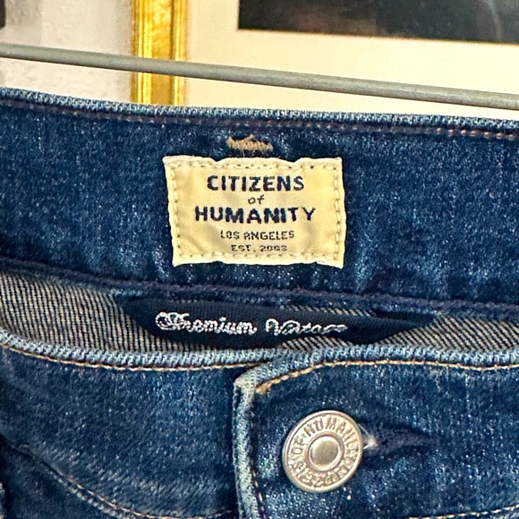 Citizens of Humanity Premium Vintage Demy Cropped Flare Jeans size 27 - Picture 3 of 7